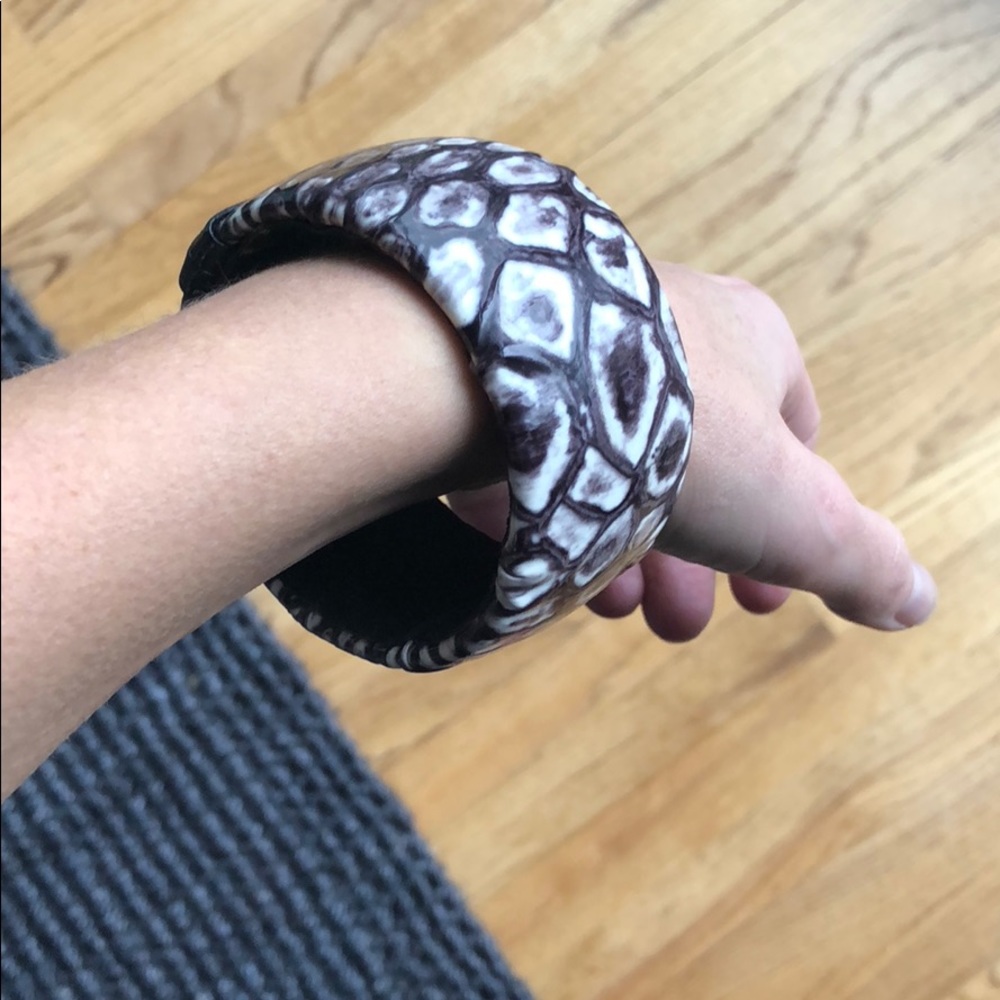 Leather Bangle Bracelet
